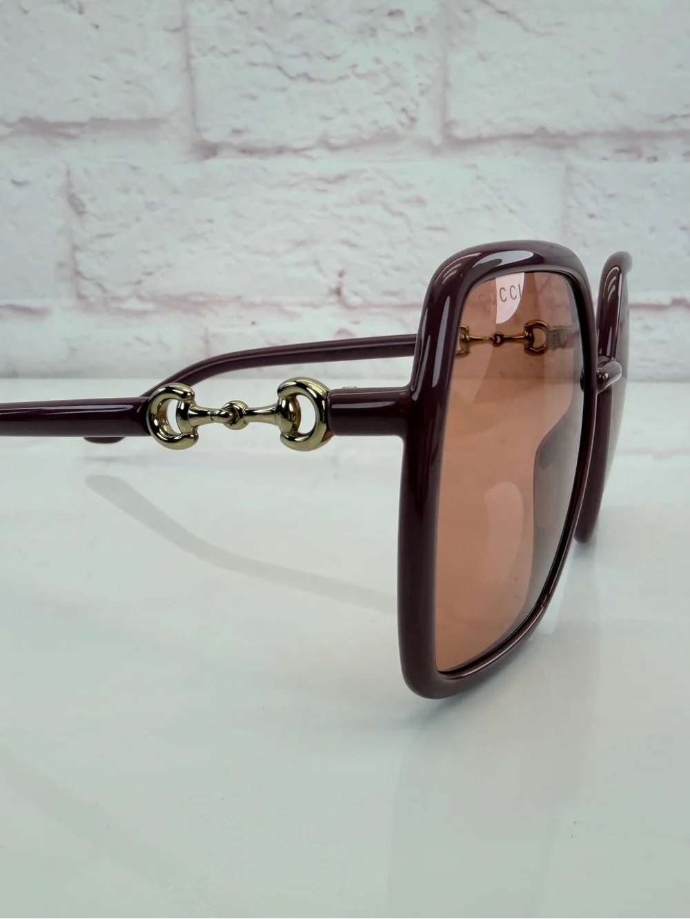 Gucci Horsebit Geometric Square Frame Sunglasses Gg0890s